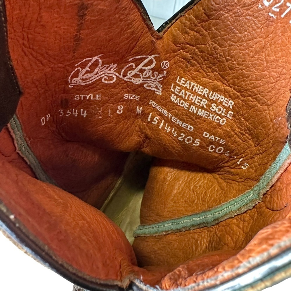 Dan Post Vintage Bluebird Boot Size 8 M - Picture 11 of 16